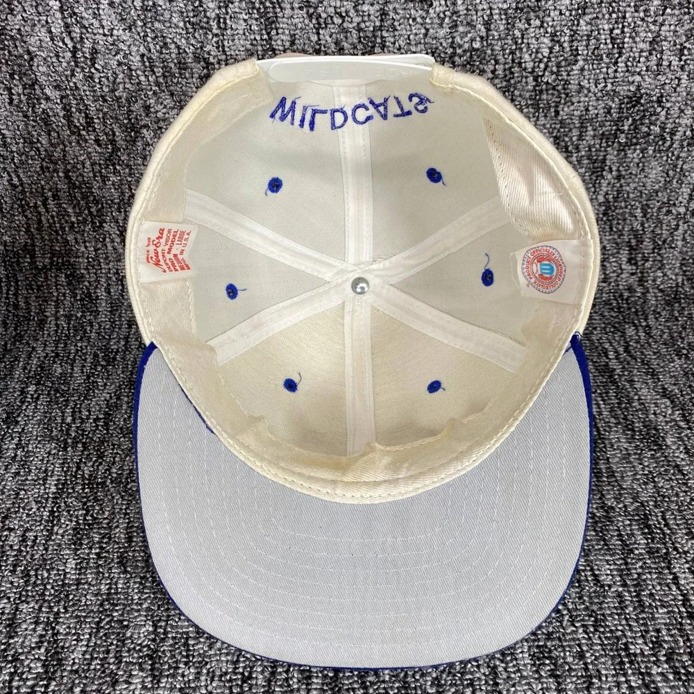 Vintage Kentucky Wildcats Snapback Hat New Era Dupont Visor Pro Model USA Made